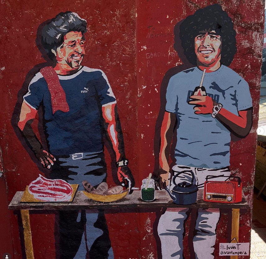 Mural Chitoro y Diego